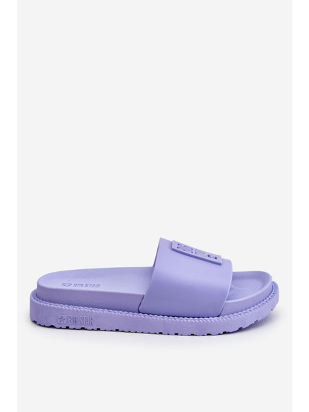 BIG STAR SHOES Pantofole Big Star da donna alla moda - viola chiaro: