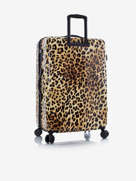 Heys Valigia da viaggio a motivi neri e marroni Heys Brown Leopard L