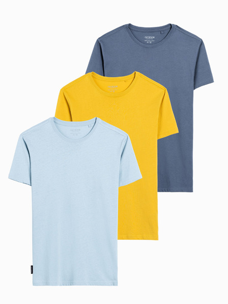 Ombre Clothing Magliette BASIC in cotone in confezione da 3 Ombre Clothing