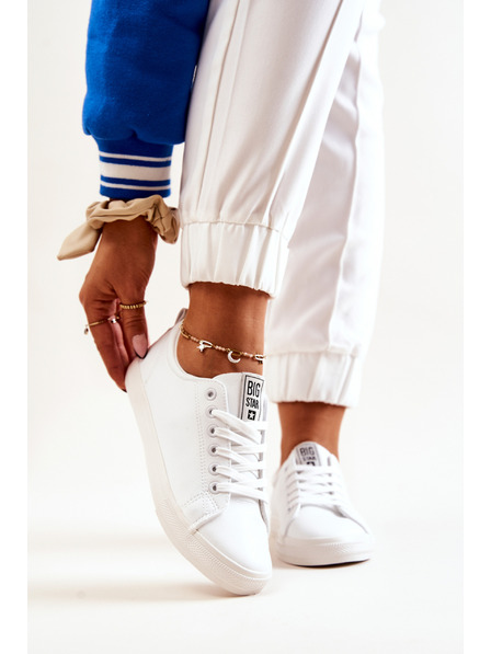 BIG STAR SHOES Sneakers donna Big Star in pelle - Bianco
