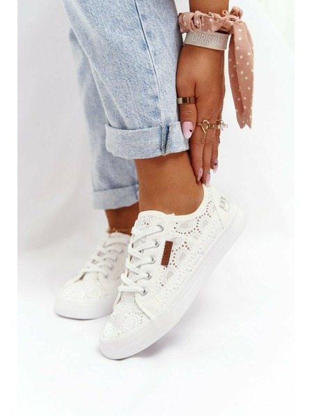 BIG STAR SHOES Sneakers moda donna Big Star - Bianco