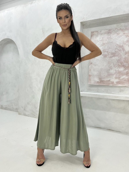 Edoti Pantaloni EDOTI da donna color kaki