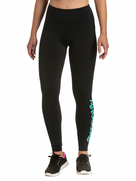 Meatfly Leggings da donna Meatfly Arabel Menta Logo | Nero | Taglia
