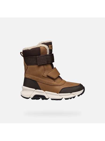 Geox Brown boys' ankle shoes Geox Flexyper Plus