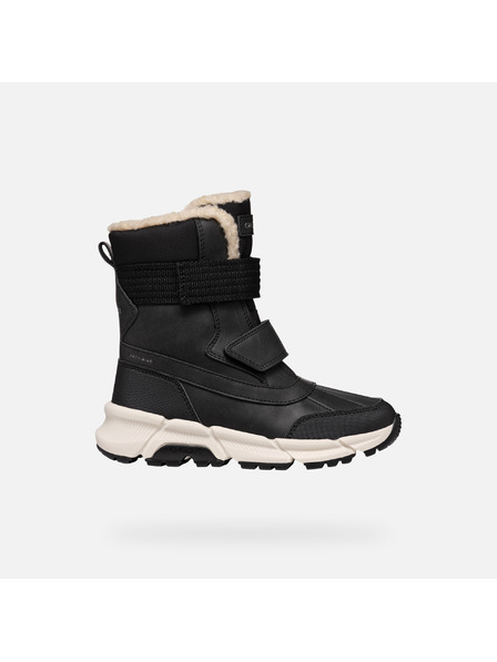 Geox Nero Ragazzi Stivaletti Geox Flexyper Plus
