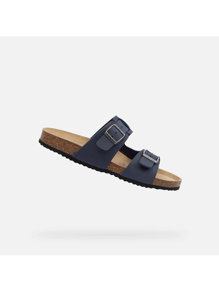 Geox Pantofole blu scuro da uomo Geox Ghita