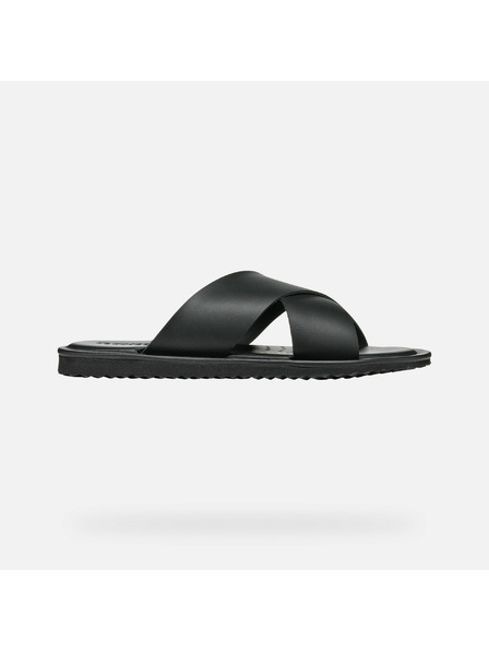 Geox Pantofole nere da uomo Geox Erice