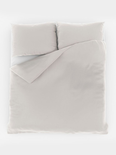 Kvalitex French Muslin Bedding Set 200x200, 70x90cm cream Kvalitex