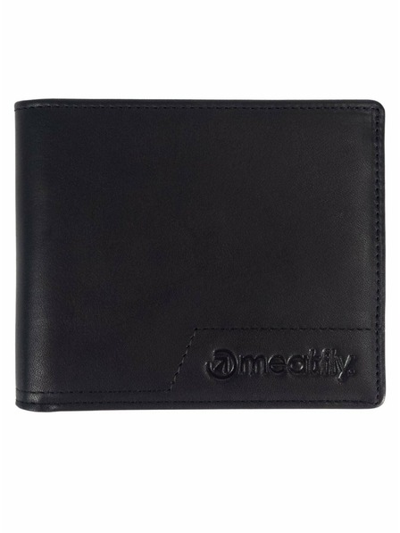Meatfly Portafoglio in pelle Meatfly Eliot Premium Black | Nero | Taglia