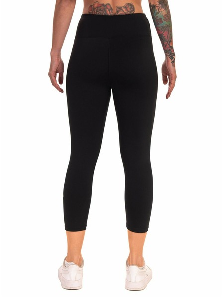 Meatfly Meatfly leggings donna Edna White Logo | Nero | Taglia