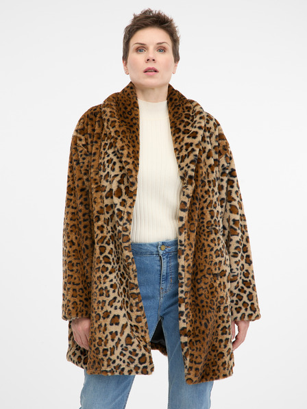 Orsay Cappotto da donna marrone chiaro a fantasia ORSAY