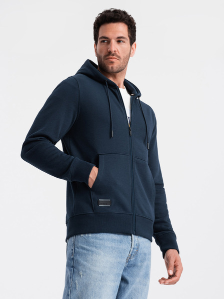 Ombre Clothing Felpa elastica in cotone da uomo BASIC Ombre Clothing