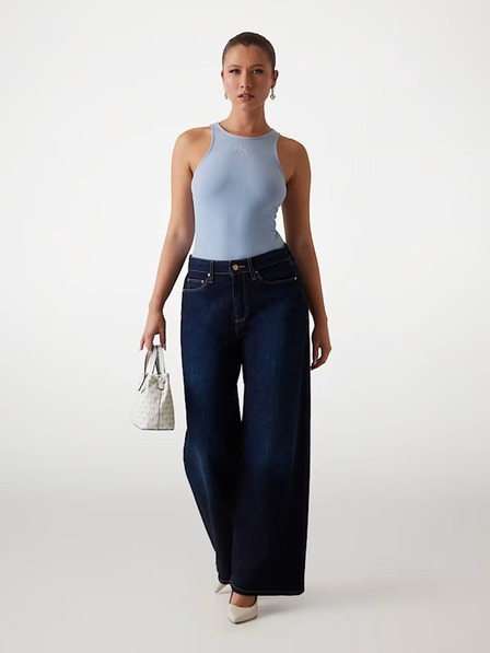 Guess Jeans Canotta azzurra da donna con logo 4G Guess jeans