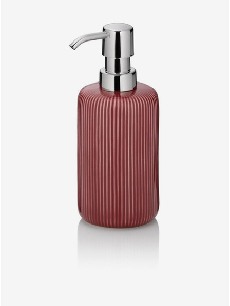 Kela Dispenser sapone Ava in ceramica rossa 350 ml KELA
