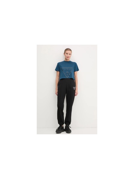 Guess Jeans T-shirt crop blu Colette da donna Guess jeans