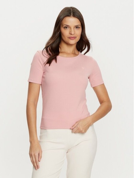 Guess Jeans T-shirt rosa a costine G6J8 Guess jeans