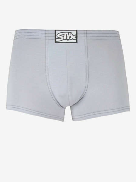 Styx Boxer Styx da uomo con elastico classico grigio chiaro