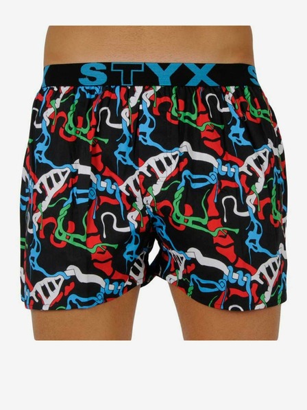 Styx Pantaloncini sportivi in gomma da uomo Styx art jungle