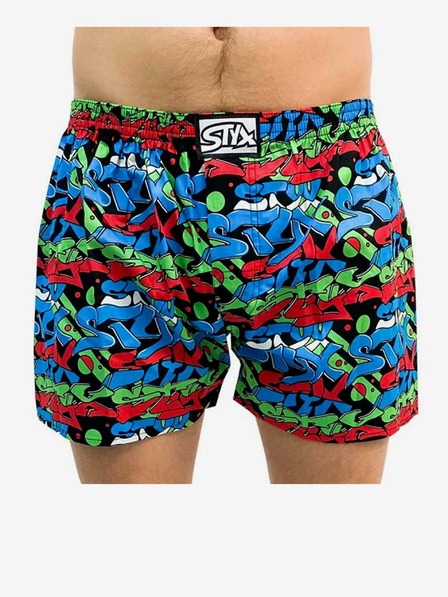 Styx Pantaloncini da uomo Styx art classic rubber graffiti