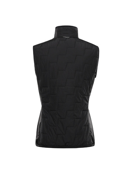 ALPINE PRO Gilet riscaldante da donna con imbottitura in merino ALPINE PRO NERCA nero