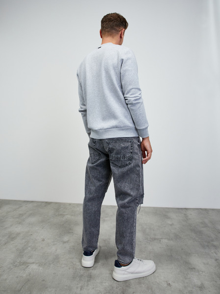 ZOOT.lab Felpa con zip basic brindle da uomo grigio chiaro ZOOT.lab Keanu